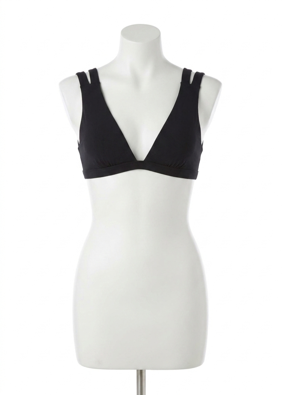 NEW COMMANDO stripped bralette in black